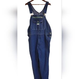 Liberty Men's Blue Denim Overalls 100% Cotton. Size 40 X 30 PRE-OWNED